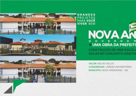 Prefeitura inicia construção de Escola Municipal no Jardim Universitário