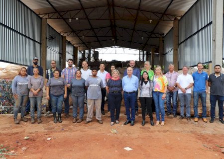 Governo de Nova Andradina entrega ampliação da Unidade de Triagem de Resíduos