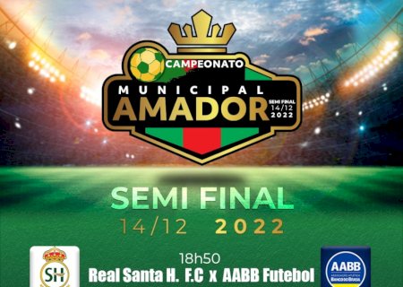 Campeonato municipal de futebol amador 2022 chega a fase final