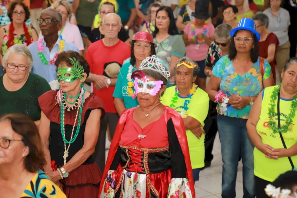 Carnaval movimentou a terceira idade no Conviver