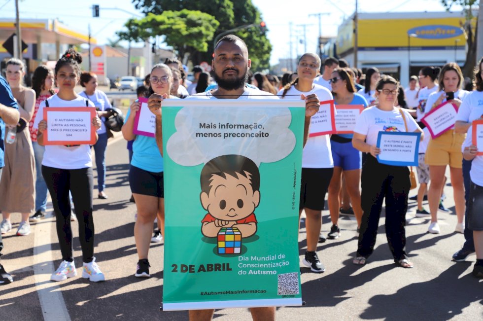 Conscientização sobre o autismo: Executivo realiza ações no mês de abril
