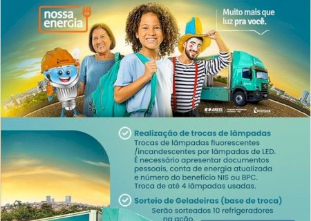 ENERGISA FARÁ SORTEIO DE 10 GELADEIRAS NO DIA 5 DE ABRIL