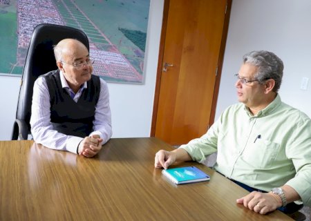 Em encontro com ex-prefeito de Maringá, Gilberto Garcia recebe mentoria em gestão pública