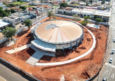 Obras de revitalização do Ginásio entram em nova fase