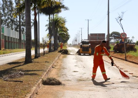 Semusp realiza serviços de manutenção e limpeza urbanas