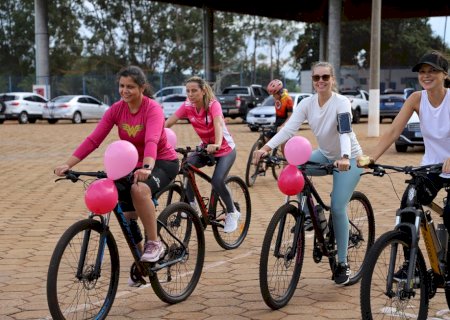 1º Pedal Funael para Elas reúne ciclistas em Nova Andradina