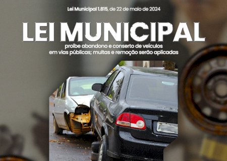 Prefeitura inicia na próxima semana fiscalização de veículos em vias públicas