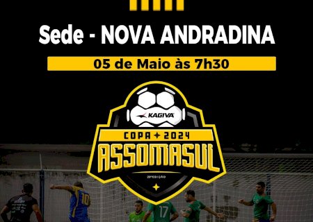 Nova Andradina recebe 2ª fase da Copa Assomasul no próximo domingo