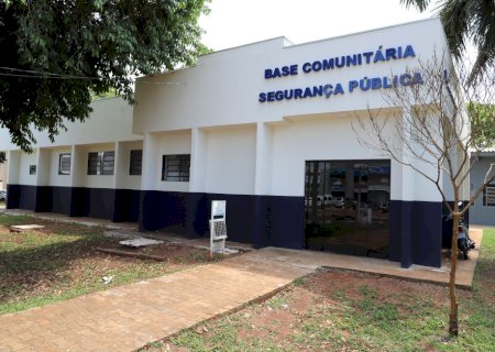 Base Comunitária da Polícia Militar no centro de Nova Andradina é reestruturada
