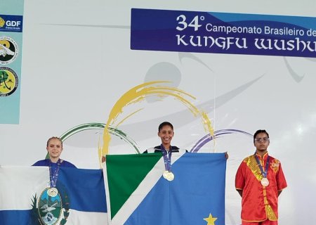 Atletas de Nova Andradina conquistam ouro no Campeonato Brasileiro de Kung Fu Wushu