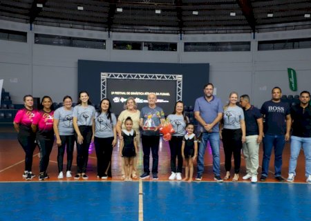 1º Festival de Ginástica Rítmica da Funael encanta Nova Andradina