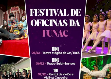 Festival de Oficinas da Funac traz espetáculo e talento para Nova Andradina